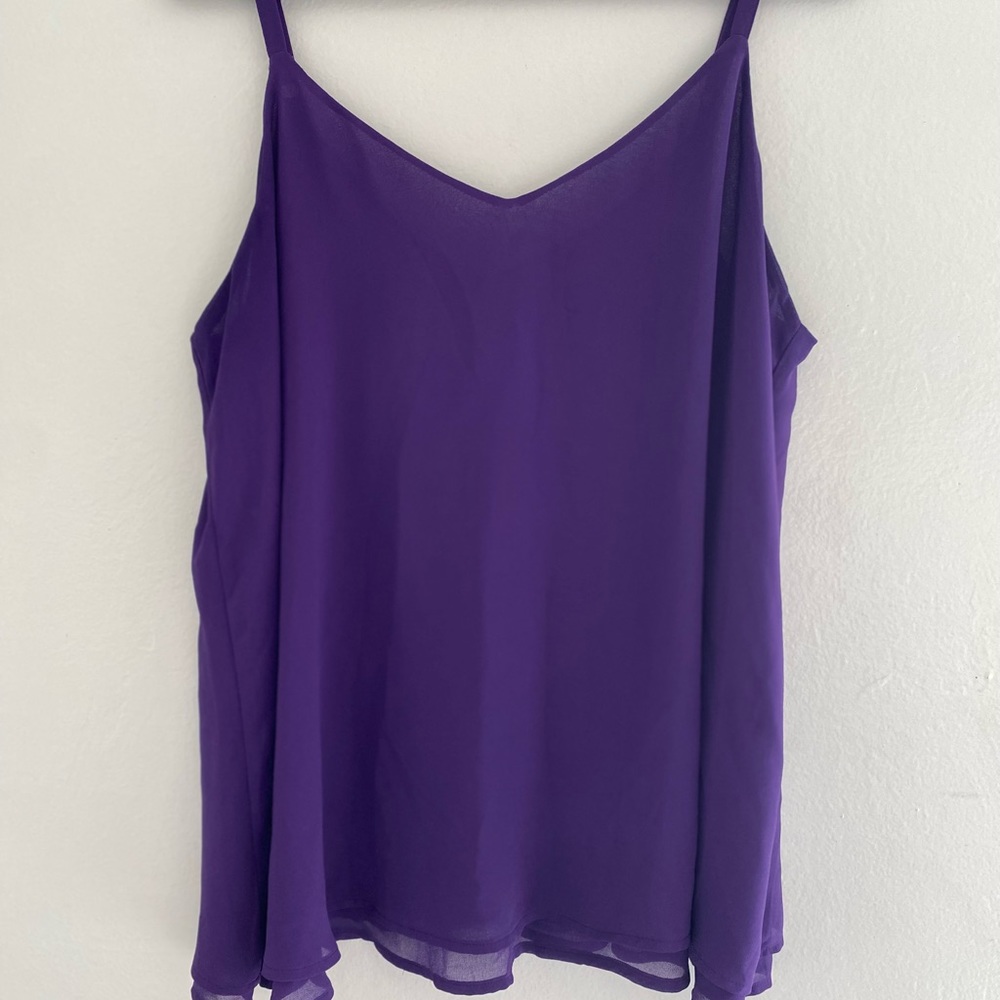 Purple Strappy Top-- Size 1-- Adjustable Straps